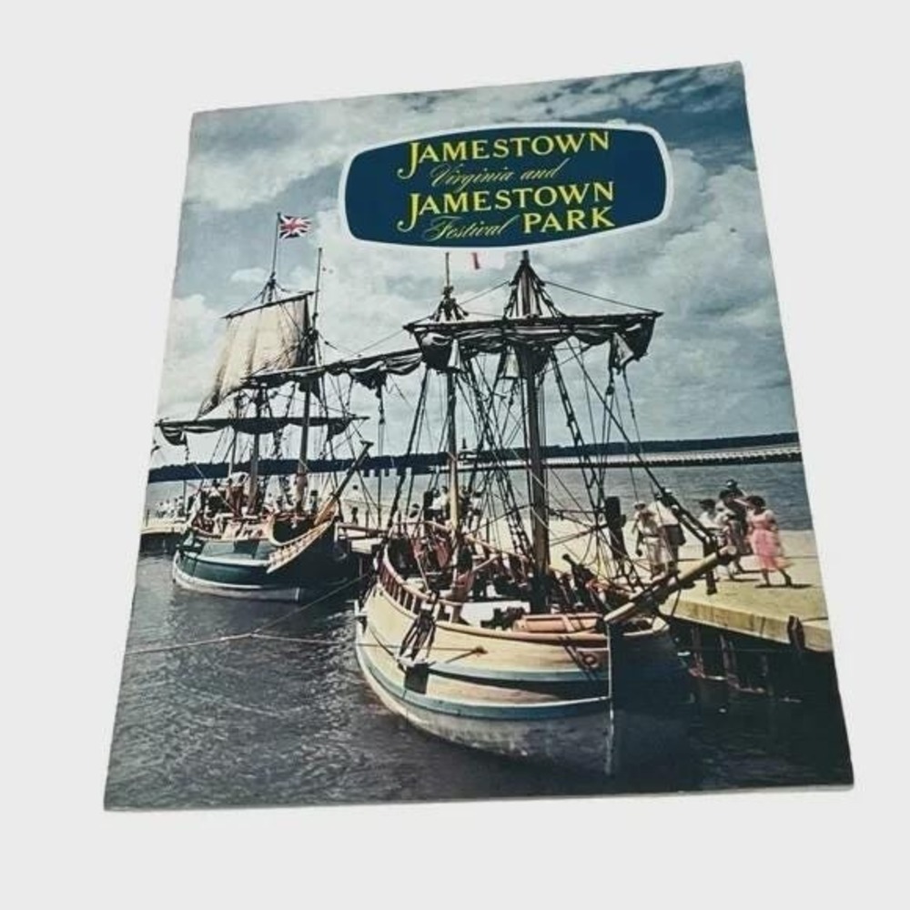 Jamestown Virginia and Jamestown Festival‎ Park Vintage Tourism Brochure